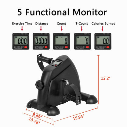 Mini LCD Indoor Cycle Pedal Exerciser